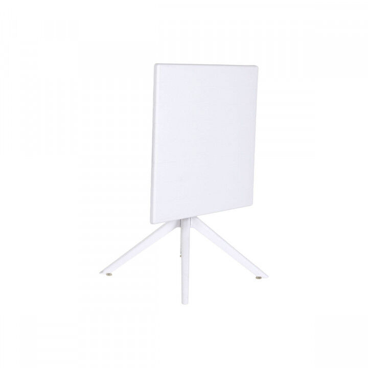 Dining Table Home ESPRIT White Metal polypropylene 70 x 70 x 75 cm