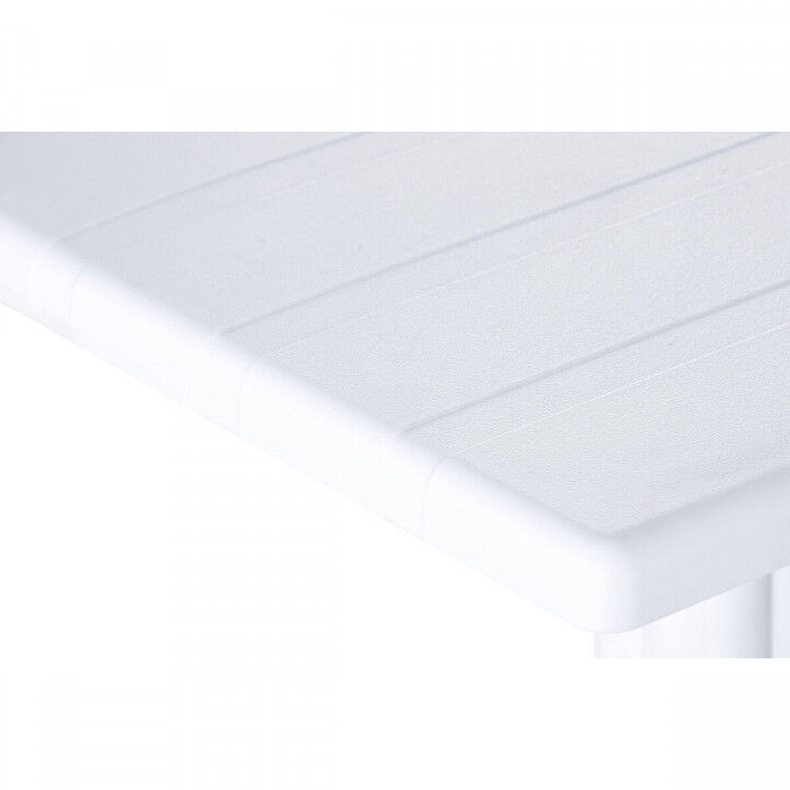 Dining Table Home ESPRIT White Metal polypropylene 70 x 70 x 75 cm