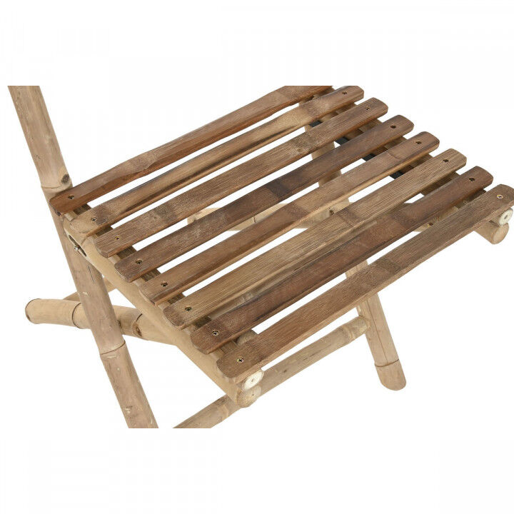 Garden chair Home ESPRIT Brown Bamboo 45 x 55 x 95 cm