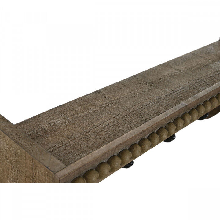 Wandkapstok Home ESPRIT Bruin Zwart Hout Metaal 67 x 17 x 27 cm