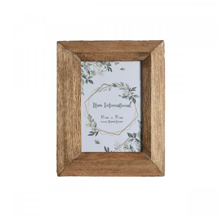 Cadre photo Home ESPRIT Naturel Verre Bois de manguier