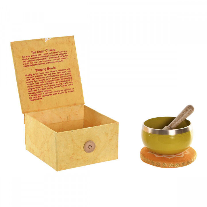 Set de Regalo Home ESPRIT Amarillo Azul Verde Rosa 12 x 12 x 7 cm (4 Unidades)