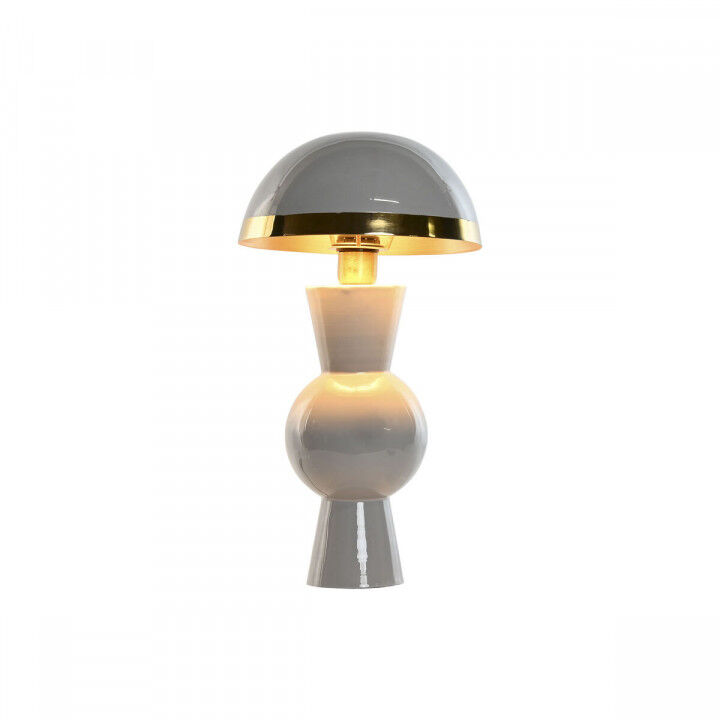 Lámpara de mesa Home ESPRIT Gris Dorado