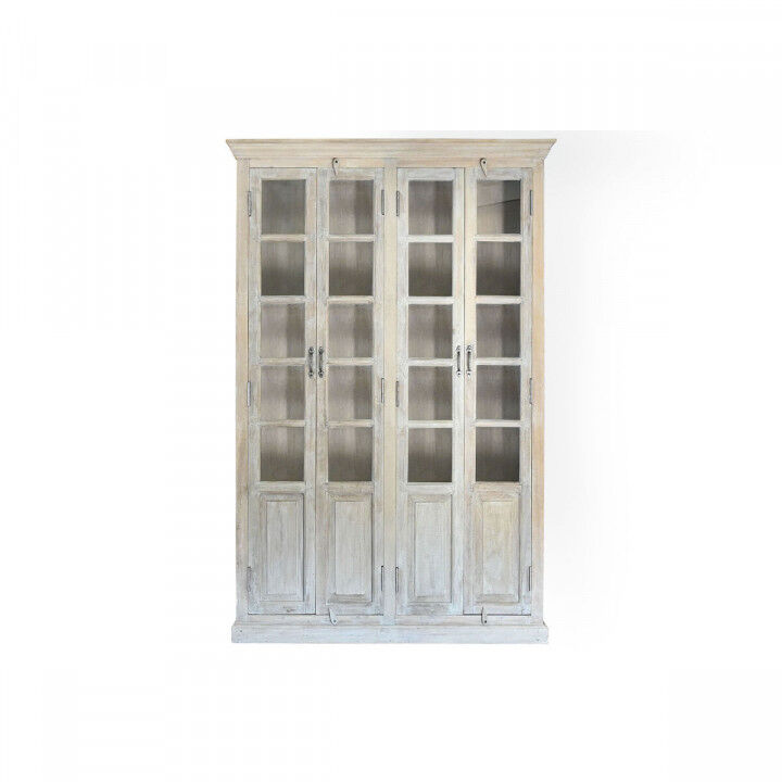 Vitrina Home ESPRIT Blanco Madera de mango 135 x 50 x 210 cm