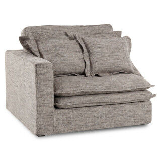 Módulo de sofá Home ESPRIT Marrón claro 120 X 120 X 95 CM