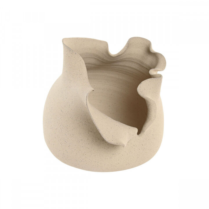 Vase Home ESPRIT Blanc Céramique Style artisanal Moderne 27 X 22 X 22 CM