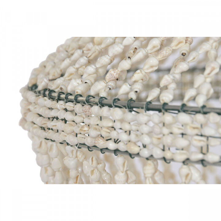 Plafondlamp Home ESPRIT Wit Schelpen 50 W 52 X 52 X 140 CM