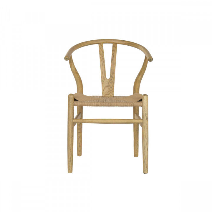 Keukenstoel Home ESPRIT Natuurlijk Rotan Elmhout 55 x 46 x 80 cm