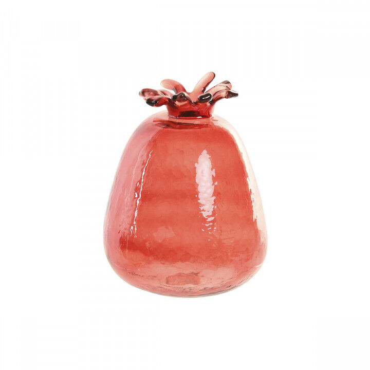 Vaso Home ESPRIT Rosso Granato Cristallo Moderno