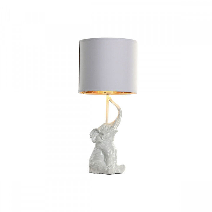 Bureaulamp Home ESPRIT Wit Gouden 50 W 220 V
