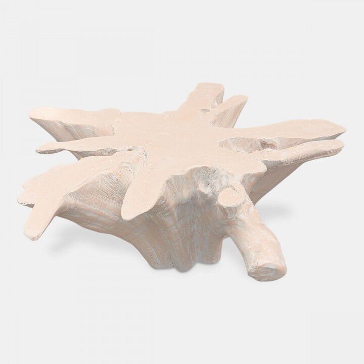 Mesa de Centro Home ESPRIT Blanco 90 x 90 x 44 cm