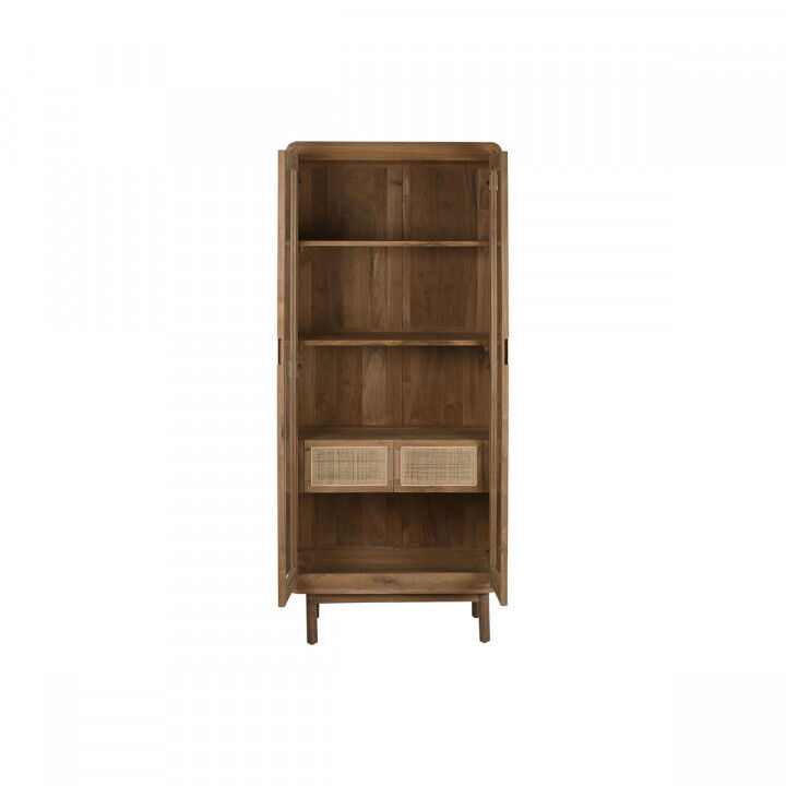 Vitrina Home ESPRIT Cristal Teca 80 x 45 x 190 cm