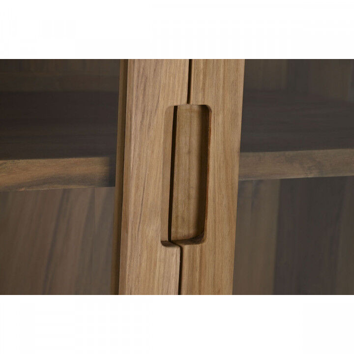 Display Stand Home ESPRIT Crystal Teak 80 x 45 x 190 cm