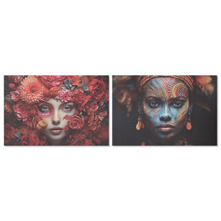 Toile Home ESPRIT Toile 120 x 3 x 80 cm