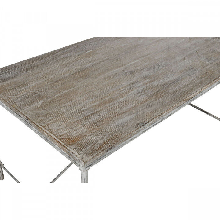 Tavolo da Pranzo Home ESPRIT Bianco Ferro Legno di mango 160 X 90 X 80 cm