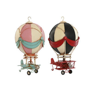 Figurine Décorative Home ESPRIT Bleu Rose Vintage 17 x 17 x 32 cm (2 Unités)