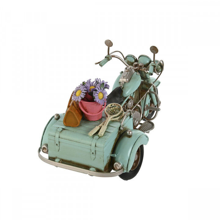 Figura Decorativa Home ESPRIT Azul Naranja Vintage 22 x 10,5 x 11,5 cm (2 Unidades)