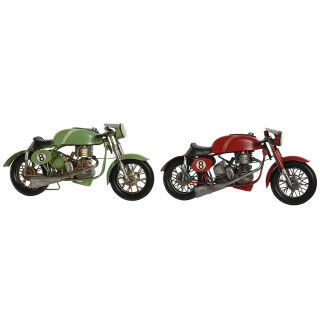 Decoratieve figuren Home ESPRIT Rood Groen Vintage 32 x 11 x 15 cm (2 Stuks)