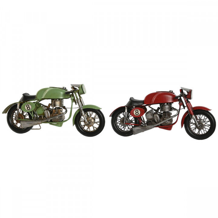 Decoratieve figuren Home ESPRIT Rood Groen Vintage 32 x 11 x 15 cm (2 Stuks)