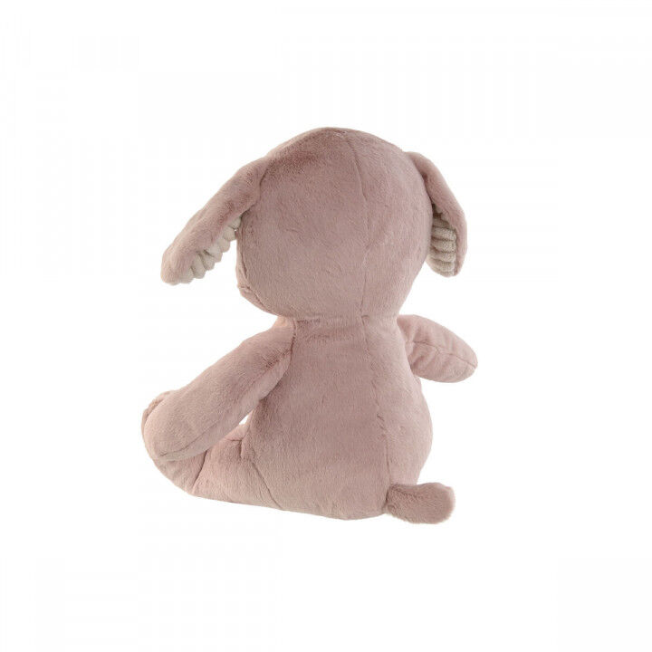 Peluche Home ESPRIT Blanco Marrón Gris Rosa Poliéster Animal 25 x 20 x 28 cm (4 Unidades)