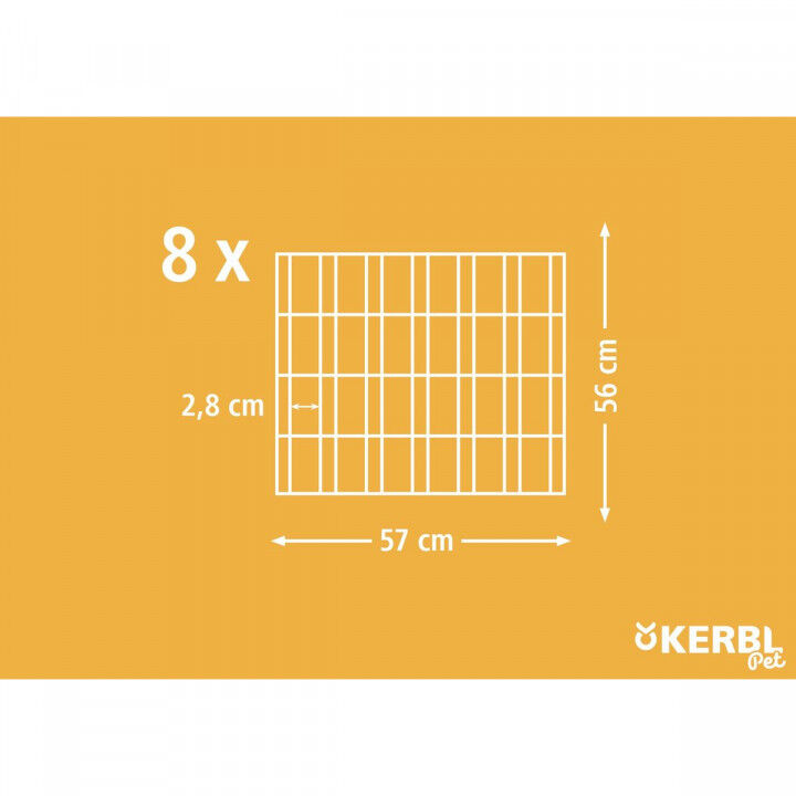 Cage Kerbl Métal Rongeurs Octogonal