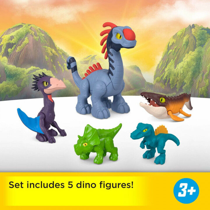 Playset Imaginext Jurassic World Multicouleur 10 Pièces