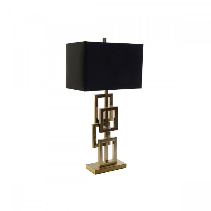 Tischlampe DKD Home Decor Schwarz Gold Metall 60 W 240 V 38 x 23 x 78 cm
