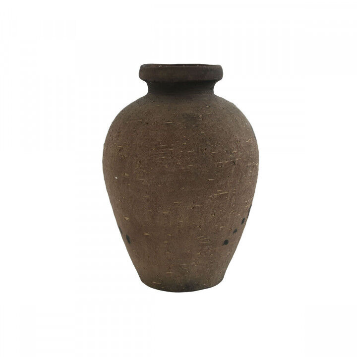 Jarrón Home ESPRIT Marrón Terracota Oriental 29 x 29 x 42 cm