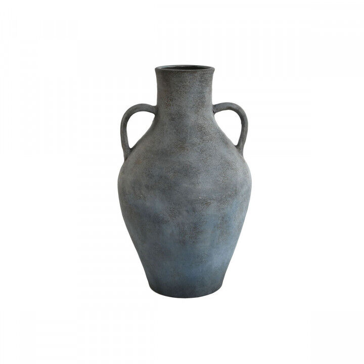 Vase Home ESPRIT Blue Grey Terracotta Oriental 25 x 25 x 44 cm