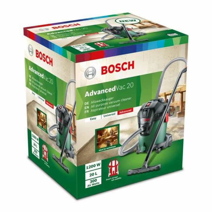 Wet and dry vacuum cleaner BOSCH  Advancedvac 20 1200 W 26 kPa 20 L