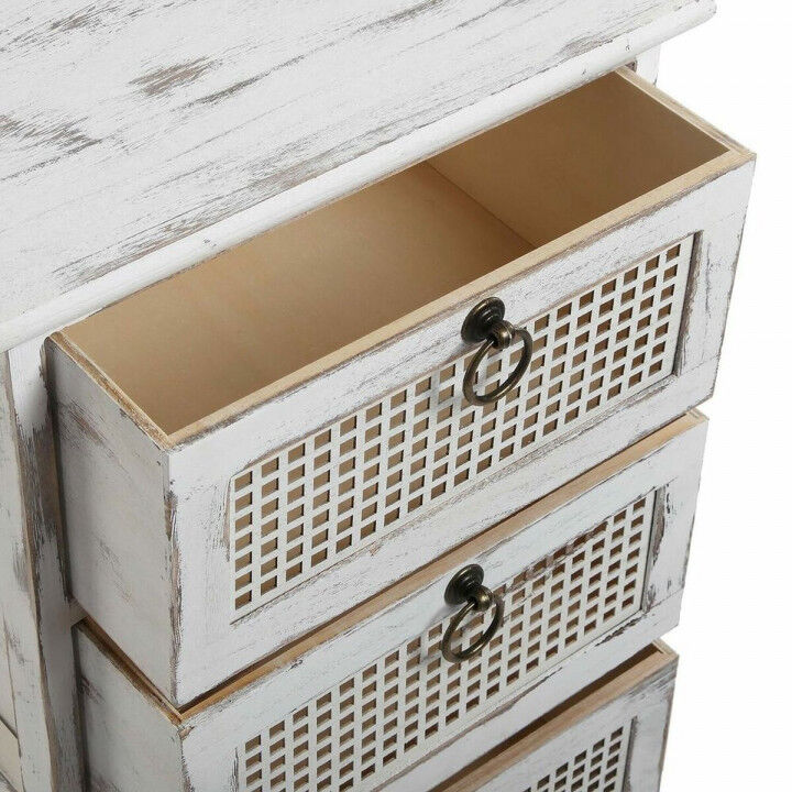 Schubladenschrank Versa Old Weiß (Restauriert A)