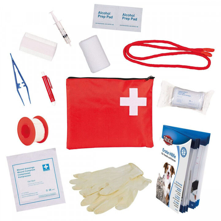 Kit di pronto soccorso Trixie 1929 Rosso 11 Pezzi