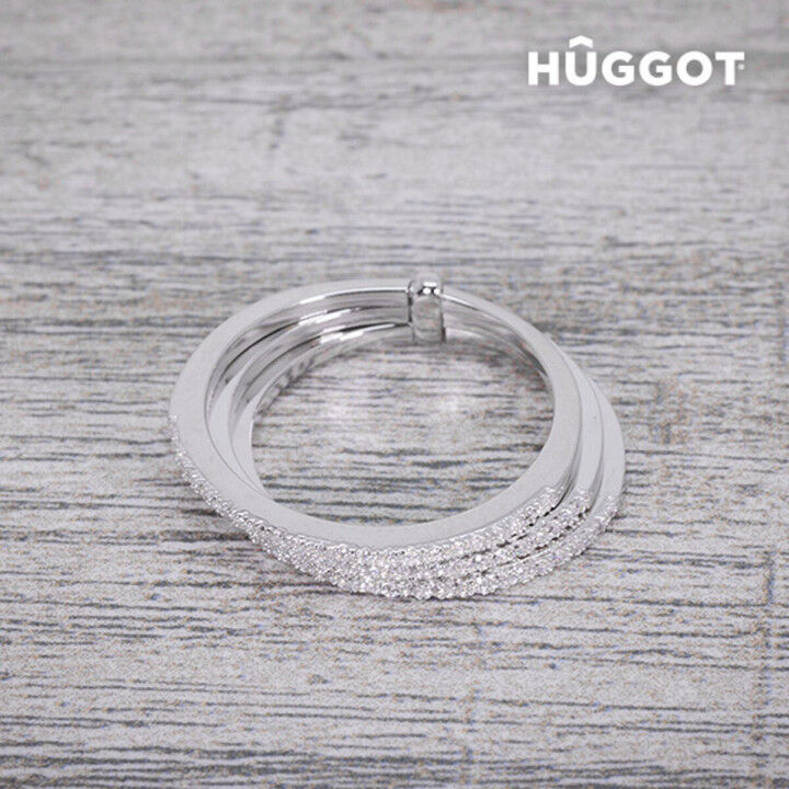 Ring 925 Sterlingsilber mit Zirkoniasteinen Three Hûggot