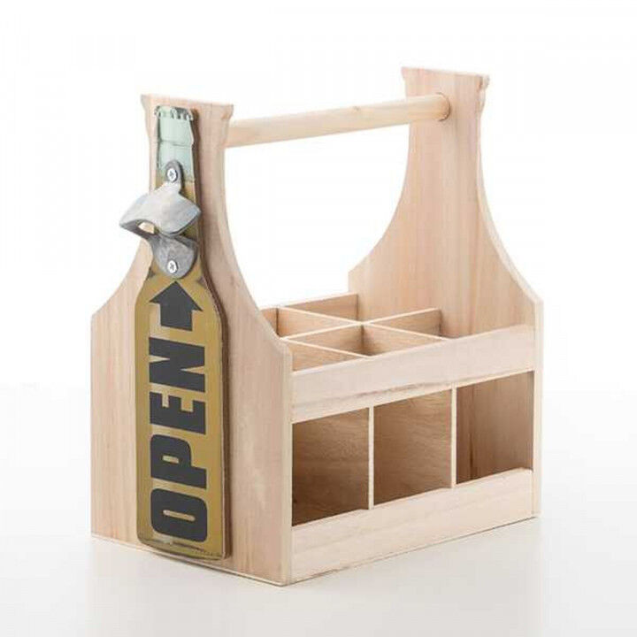 Portabottiglie da terra Wagon Trend Legno 6 bottiglie