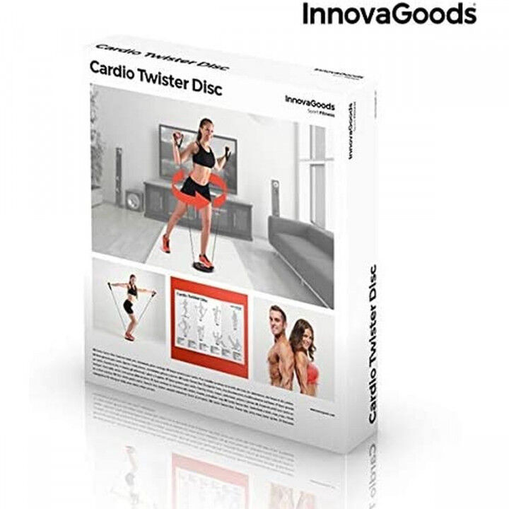Roterende Cardio-schijf met Oefeningengids InnovaGoods IG117162