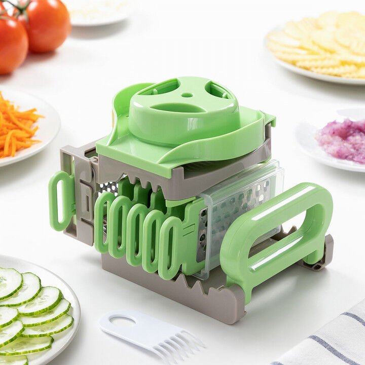 6-in-1 Opvouwbare Mandoline Rasp Choppie InnovaGoods