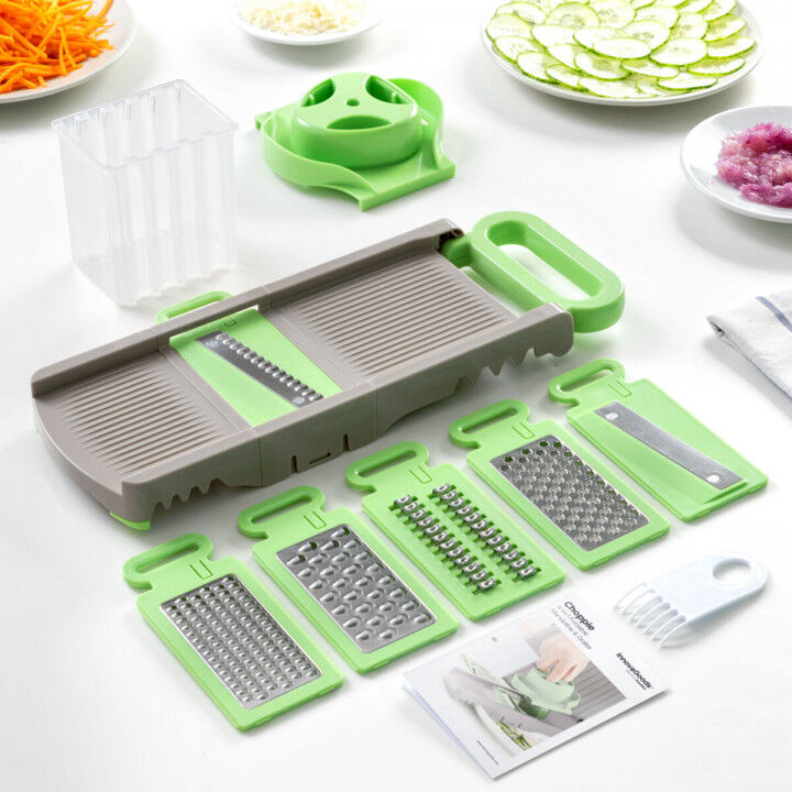 6-in-1 Opvouwbare Mandoline Rasp Choppie InnovaGoods