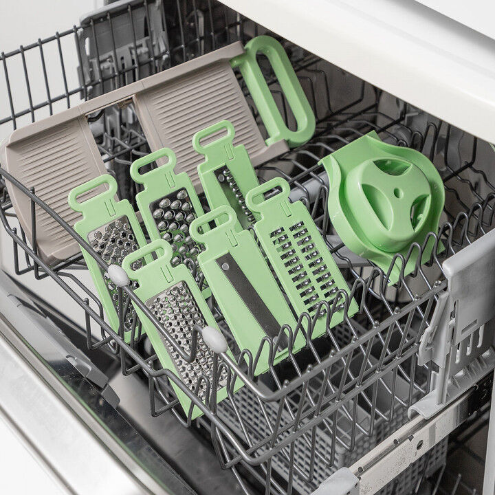 6-in-1 Opvouwbare Mandoline Rasp Choppie InnovaGoods