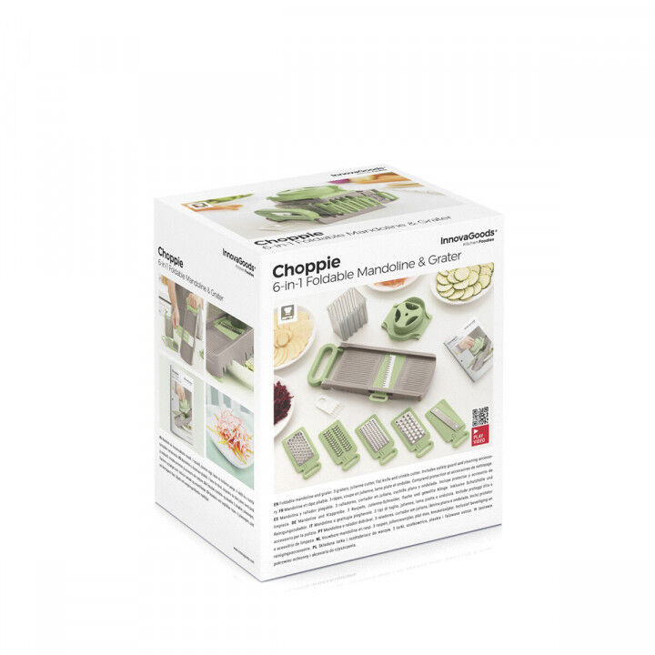 Grattugia pieghevole mandolino 6 in 1 Choppie InnovaGoods