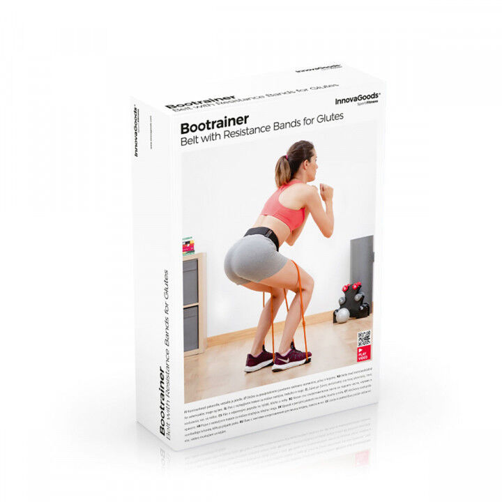 Cinturón con Bandas de Resistencia para Glúteos y Guía de Ejercicios Bootrainer InnovaGoods