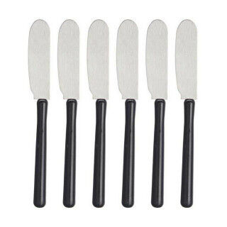 Coltello per Spalmare Kinvara Nero Argentato Plastica 1 x 20 x 13 cm