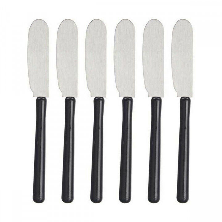 Butter Knife Kinvara Black Silver Plastic 1 x 20 x 13 cm