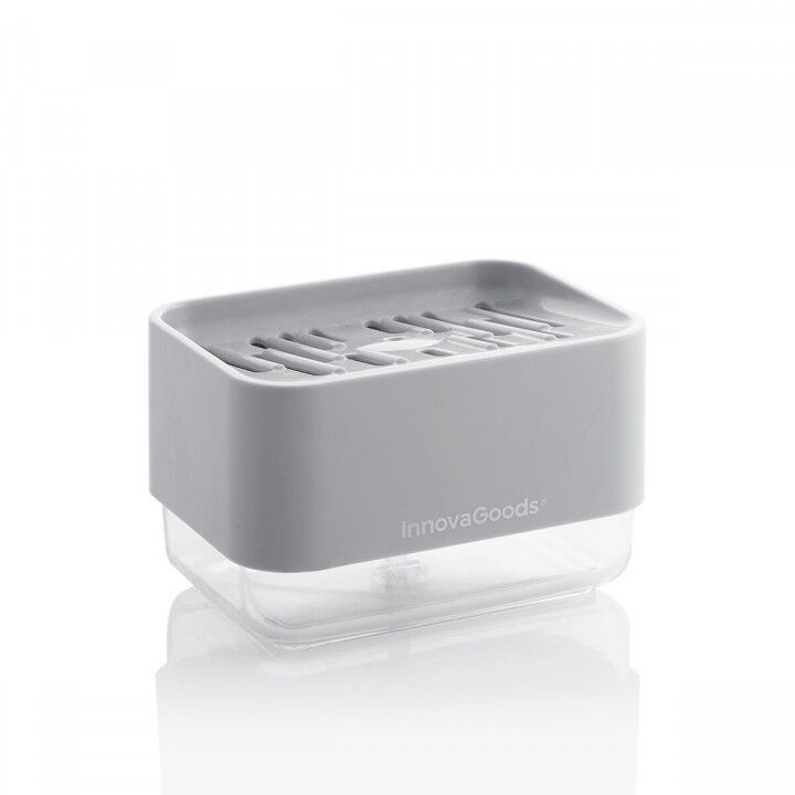 2-in-1 zeepdispenser voor het aanrecht Pushoap InnovaGoods