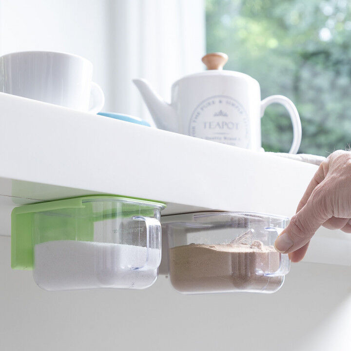 Verwijderbare zelfklevende keukencontainers Handstore InnovaGoods 2 Stuks