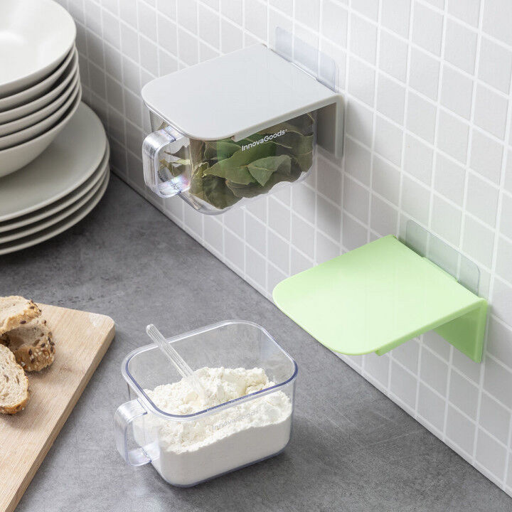 Recipientes de Cocina Adhesivos Extraíbles Handstore InnovaGoods 2 Unidades