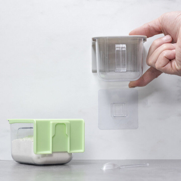 Verwijderbare zelfklevende keukencontainers Handstore InnovaGoods 2 Stuks