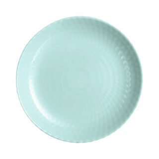 Platt tallrik Luminarc Pampille Turkoois Glas (Ø 25 cm)