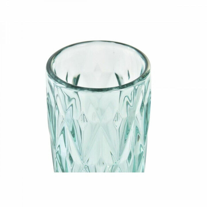 Fluitglas DKD Home Decor Turkoois Kristal 150 ml