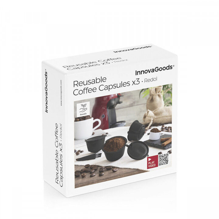 Set de 3 Cápsulas de Café Reutilizables Redol InnovaGoods