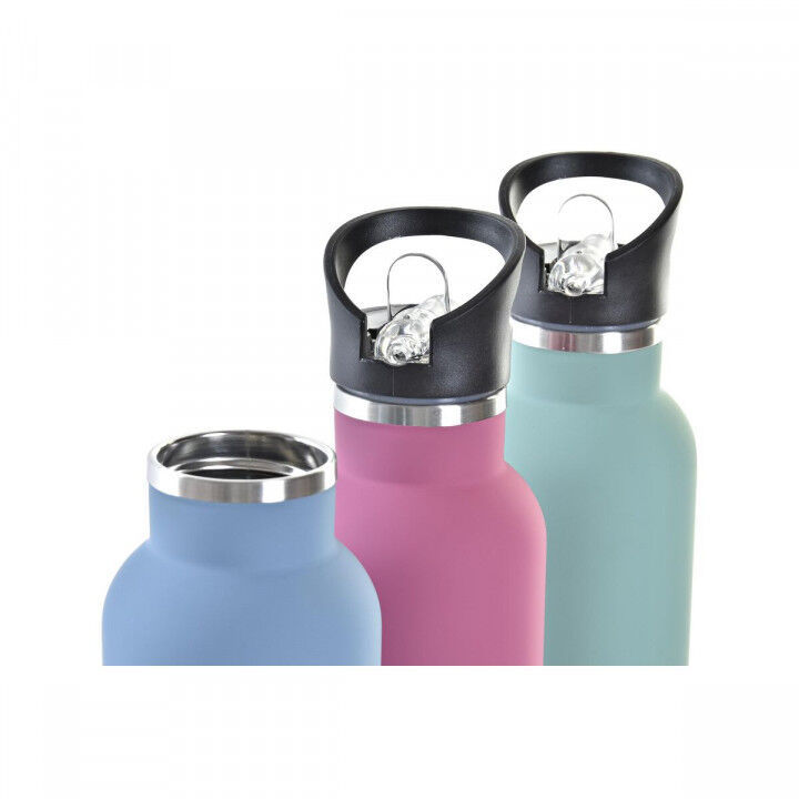 Thermos DKD Home Decor Dubbele muur 3 Onderdelen